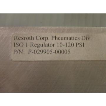 Origin Rexroth Pneumatics Cream Valve Regulator P-029905-00005 _ P02990500005