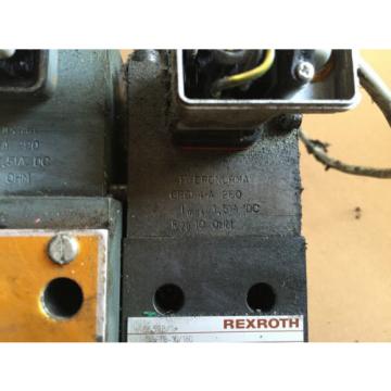 Rexroth DBETB - 10/180 T64110 H22 amp; Hydronorma GP 6 1-4-A 260 Valve Ventil