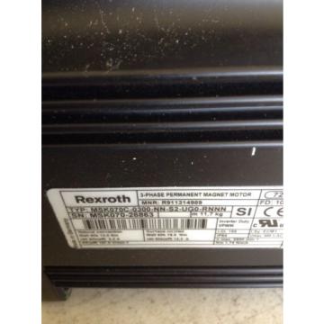 Rexroth 3 Phase Permanent Magnet Motor