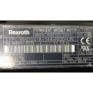 REXROTH PERMANENT-MAGNET-MOTOR lt;gt; MHD041A-144-NG0-UN