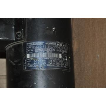 REXROTH INDRAMAT Servomotor  MAC063D-0-FS-3-C/095-B-0/S001, 2,7Nm, 8,4A, 6000Upm