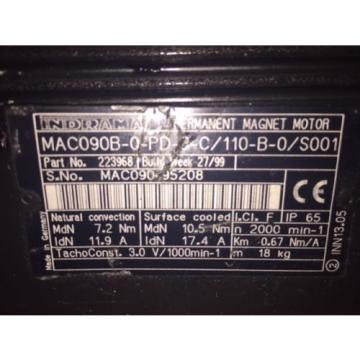 Indramat/Rexroth - MAC090B-0PD-3-C/110-B-0/S001 origin Servo Motor