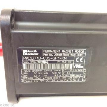 Servo Motor 275985 Rexroth Indramat MKD071B-035-GP1-KN origin