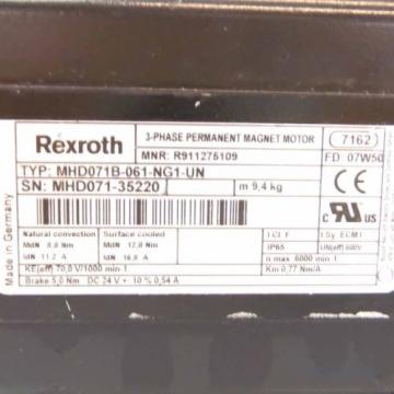 Rexroth Indramat Servomotor MHD071B-061-NG1-UN R911275109 GEB