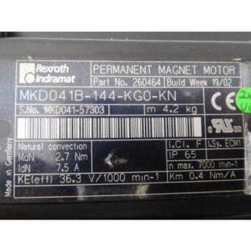 Rexroth Indramat MKD 041B-144-KG0-KN unused