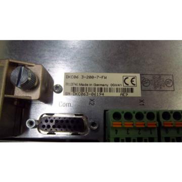 REXROTH INDRAMAT ECO DRIVE SERVO DRIVE DKC063-200-7-FW Origin DKC0632007FW