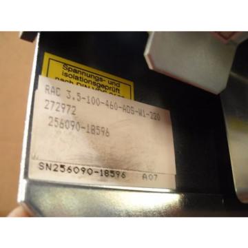 REXROTH INDRAMAT RAC Drive 35-100-460-ADS-W1-220