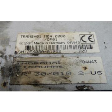 Indramat Industrial Trans 01 Modul, # TR30/0102-US, Used, Warranty