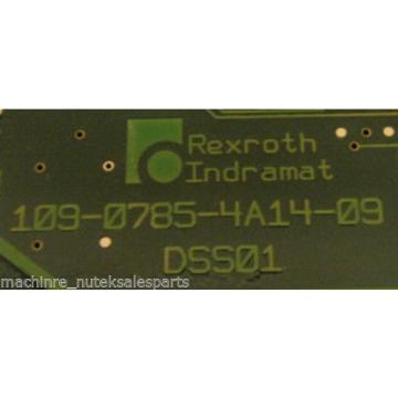 Rexroth Indramat Circuit Board PCB 109-0785-4A14-09 DSS01 _ For Parts or Repair