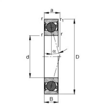 FAG Spindle bearings - HCB7020-C-2RSD-T-P4S