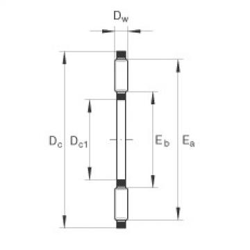 FAG Axial needle roller bearings - TC3244