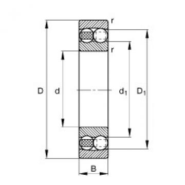 FAG Self-aligning ball bearings - 1207-TVH