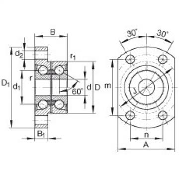 FAG Angular contact ball bearing units - ZKLFA0630-2Z