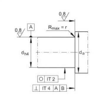 FAG Axial angular contact ball bearings - ZKLN1545-2RS-XL