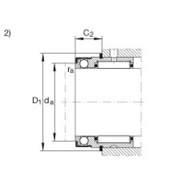 FAG Needle roller/axial ball bearings - NX12-Z-XL