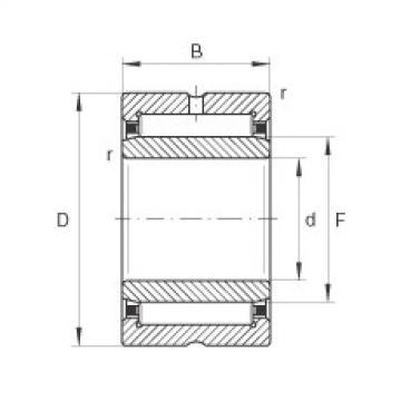 FAG Needle roller bearings - NA4868-XL