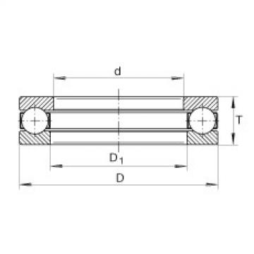 FAG Axial deep groove ball bearings - 2921