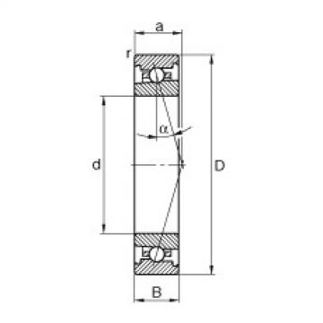 FAG Spindle bearings - HS7020-C-T-P4S