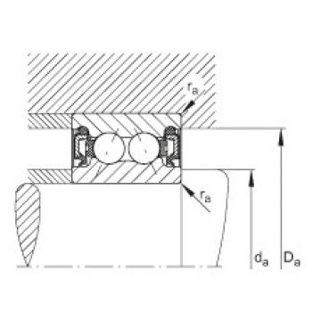 FAG Angular contact ball bearings - 3002-B-2RZ-TVH