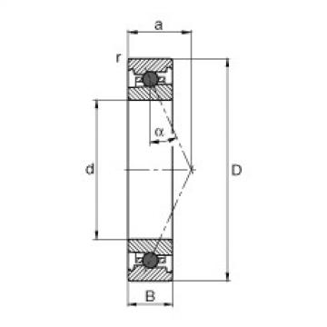 FAG Spindle bearings - HC7021-E-T-P4S