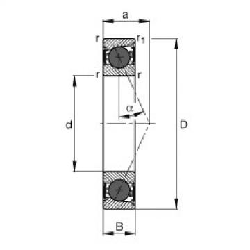 FAG Spindle bearings - HCB7021-E-2RSD-T-P4S