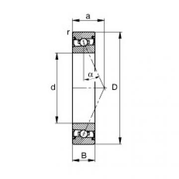 FAG Spindle bearings - HSS7018-E-T-P4S