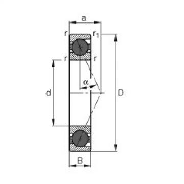 FAG Spindle bearings - HCB7019-E-T-P4S