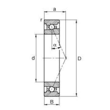 FAG Spindle bearings - HS71912-E-T-P4S