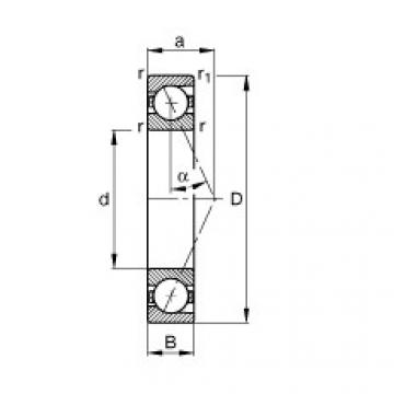 FAG Spindle bearings - B7020-E-T-P4S