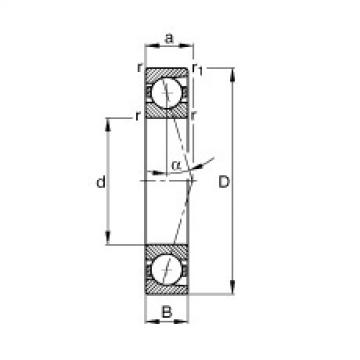 FAG Spindle bearings - B7011-C-T-P4S