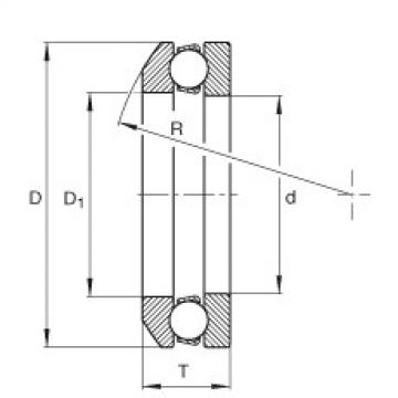 FAG Axial deep groove ball bearings - 4113