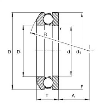 FAG Axial deep groove ball bearings - 53210