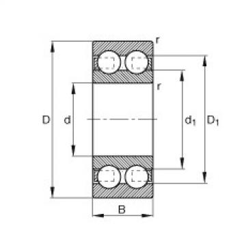 FAG Deep groove ball bearings - 4203-B-TVH