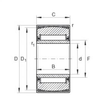 FAG Aligning needle roller bearings - PNA17/35-XL