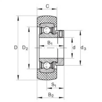 FAG Radial insert ball bearings - RABRB15/47-XL-FA106