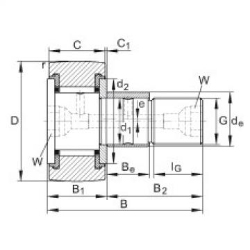 FAG Stud type track rollers - KRE47-PP