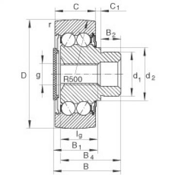 FAG Stud type track rollers - ZL5207-DRS