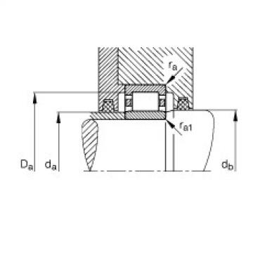 FAG Cylindrical roller bearings - NU1019-XL-M1