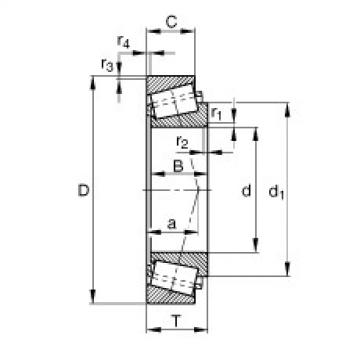 FAG Tapered roller bearings - 30208-A