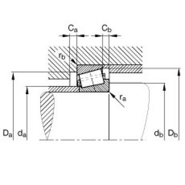 FAG Tapered roller bearings - 30220-XL