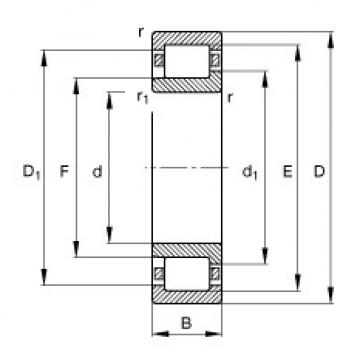 FAG Cylindrical roller bearings - NJ2320-E-XL-TVP2