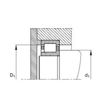 FAG Cylindrical roller bearings - NJ2208-E-XL-TVP2