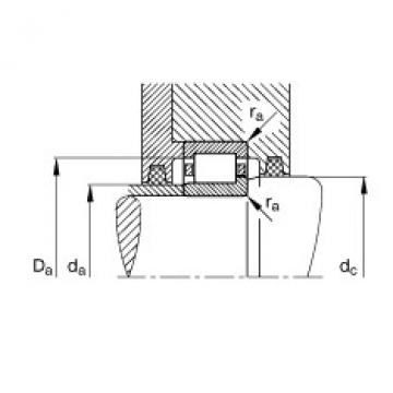 FAG Cylindrical roller bearings - NJ2208-E-XL-TVP2