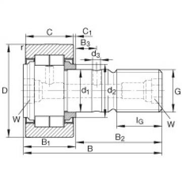 FAG Stud type track rollers - NUKR72