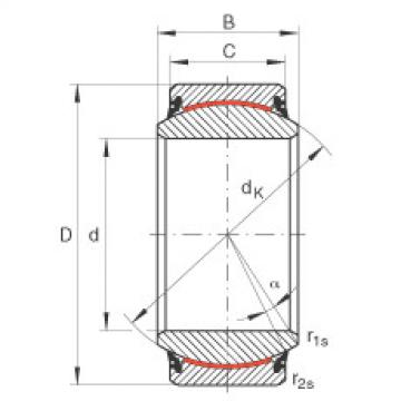 FAG Radial spherical plain bearings - GE100-UK-2RS