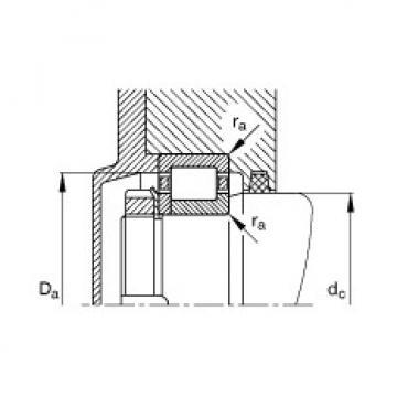 FAG Cylindrical roller bearings - NUP218-E-XL-TVP2