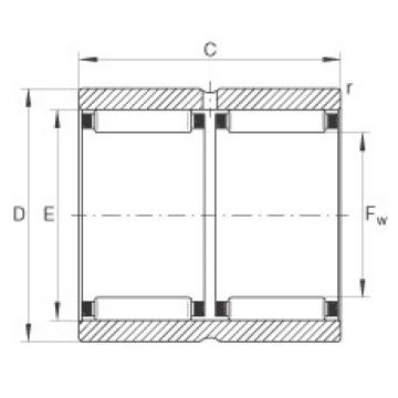 FAG Needle roller bearings - RNAO35X45X26-ZW-ASR1-XL