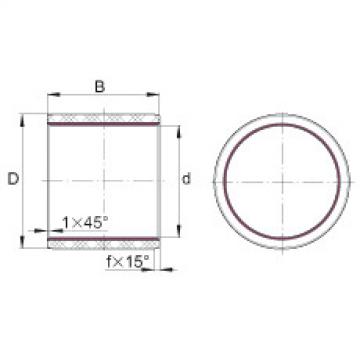 FAG Plain bushes - ZWB100115100