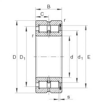 FAG Cylindrical roller bearings - SL185006-XL