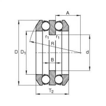 FAG Axial deep groove ball bearings - 54214